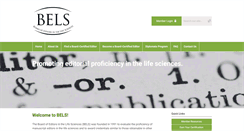 Desktop Screenshot of bels.org
