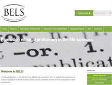 Tablet Screenshot of bels.org